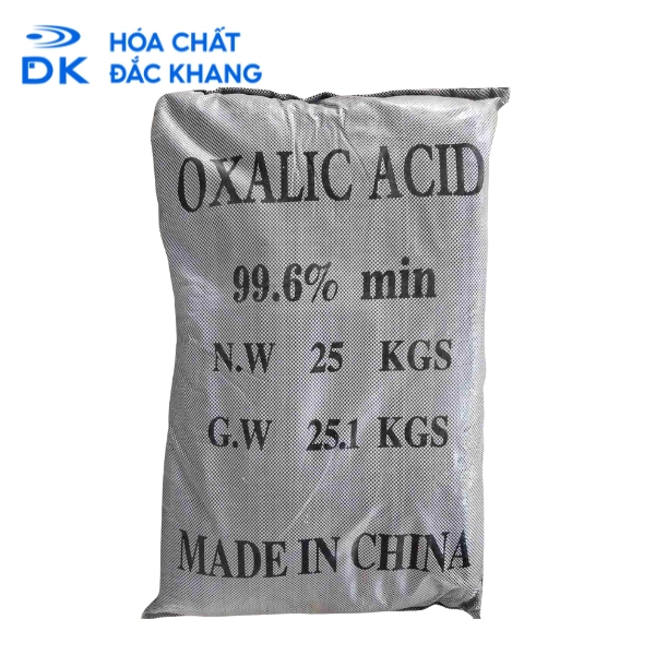 Acid Oxalic C2H2O4 99,6%, Trung Quốc, 25kg/Bao