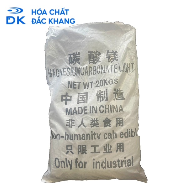 Magnesium Carbonate MgCO3, Trung Quốc, 20kg/Bao