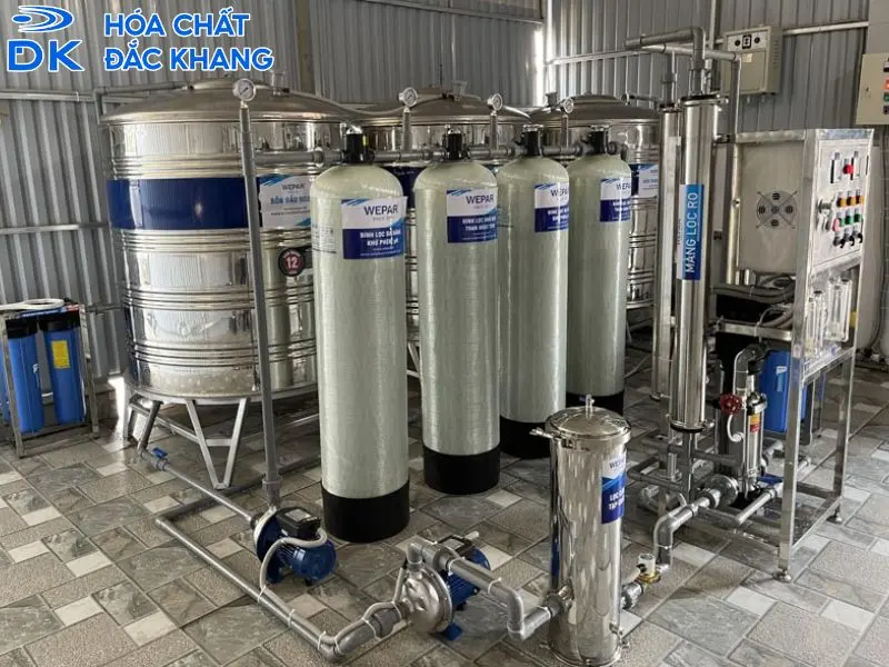 Sử dụng hệ thống lọc nước