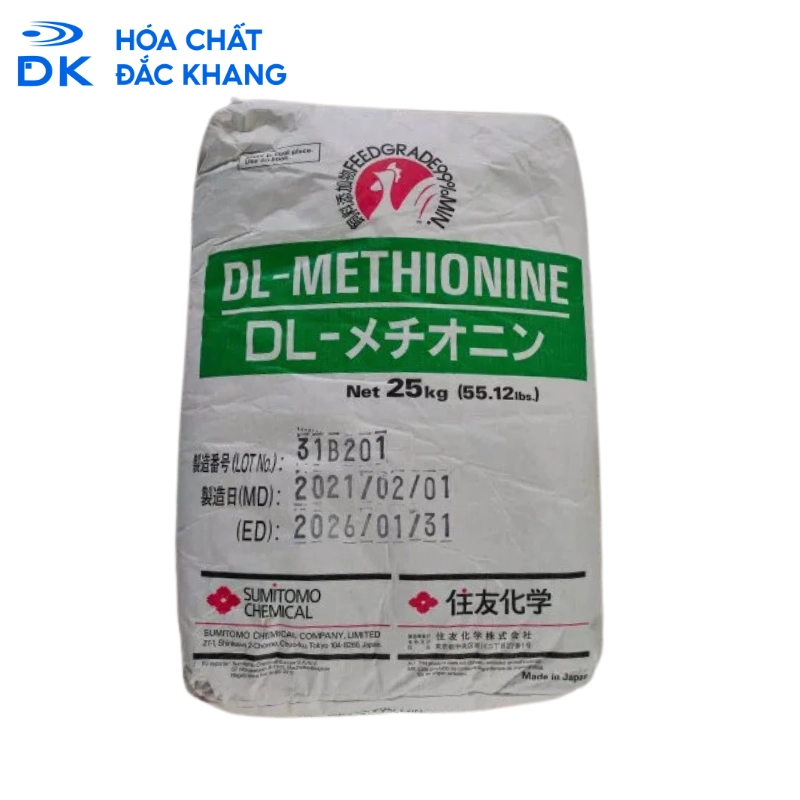 DL Methionine 99%, Nhật Bản, 25Kg/Bao