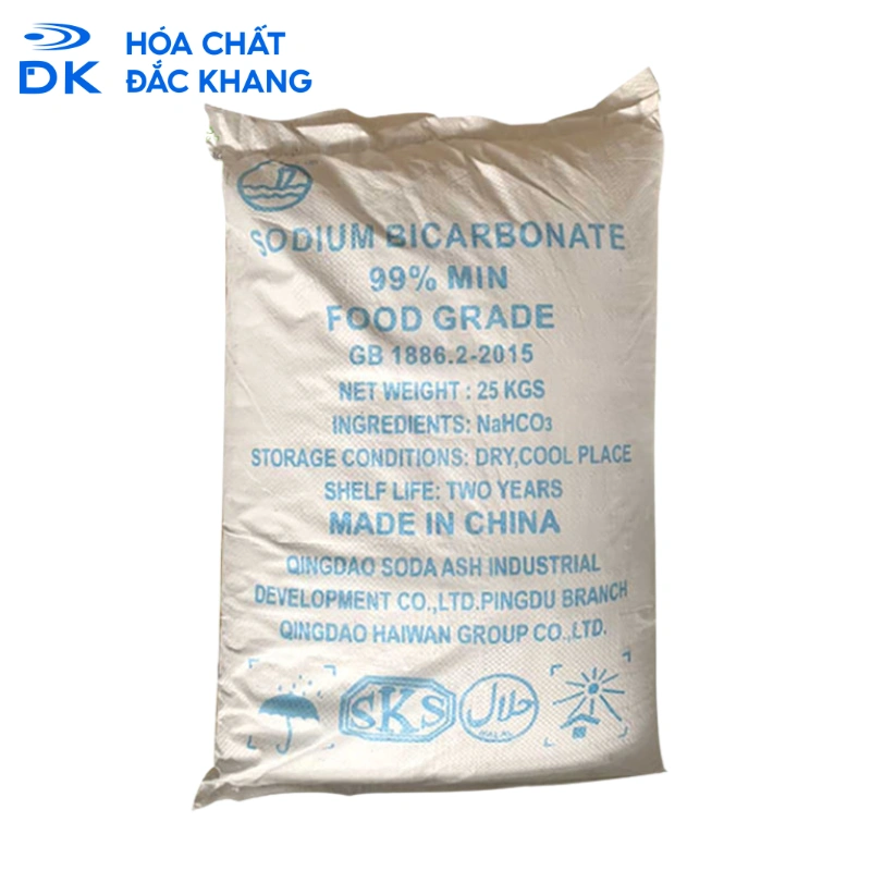 Sodium Bicarbonate NaHCO3 99%, Trung Quốc, 25kg/bao
