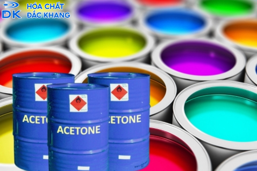 Cách sử dụng Acetone pha sơn và xử lý bề mặt: Tỉ lệ, tương thích và an toàn