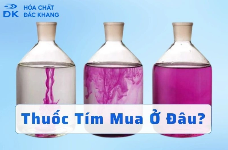 cách pha thuốc tím để ngâm chân