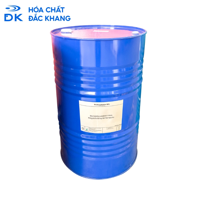 Triethanolamine (TEA) C6H15NO3 99%, Malaysia, 230kg/Thùng
