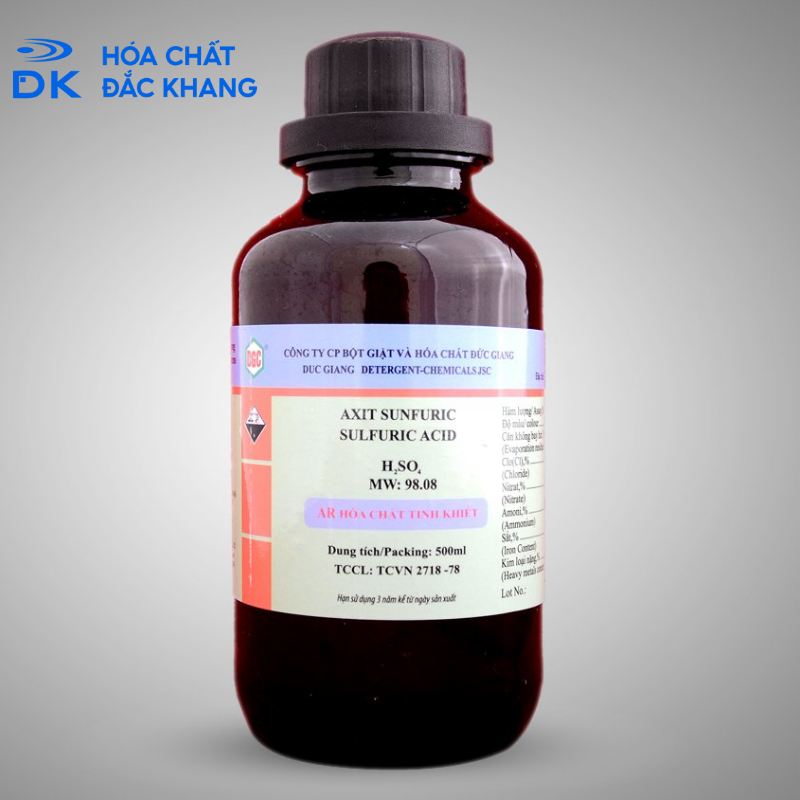 Nồng độ H2SO4 đặc là bao nhiêu?