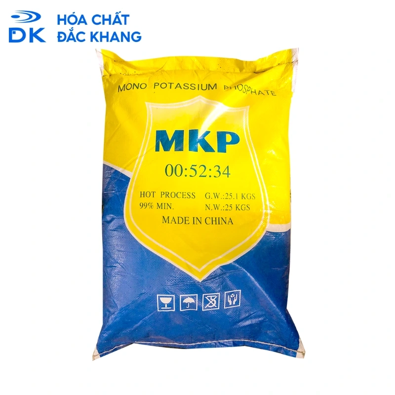Potassium Dihydrogen Phosphate (Phân MKP) KH2PO4, 99%, Trung Quốc, 25kg/bao