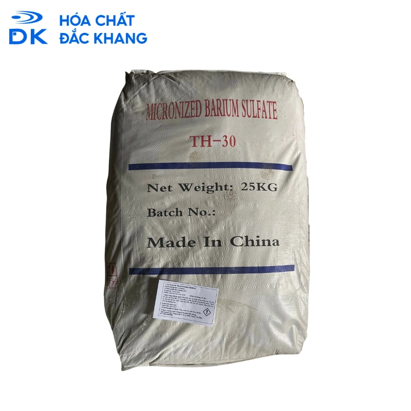 Barium Sulfate BaSO4 98%, Trung Quốc, 25kg/Bao
