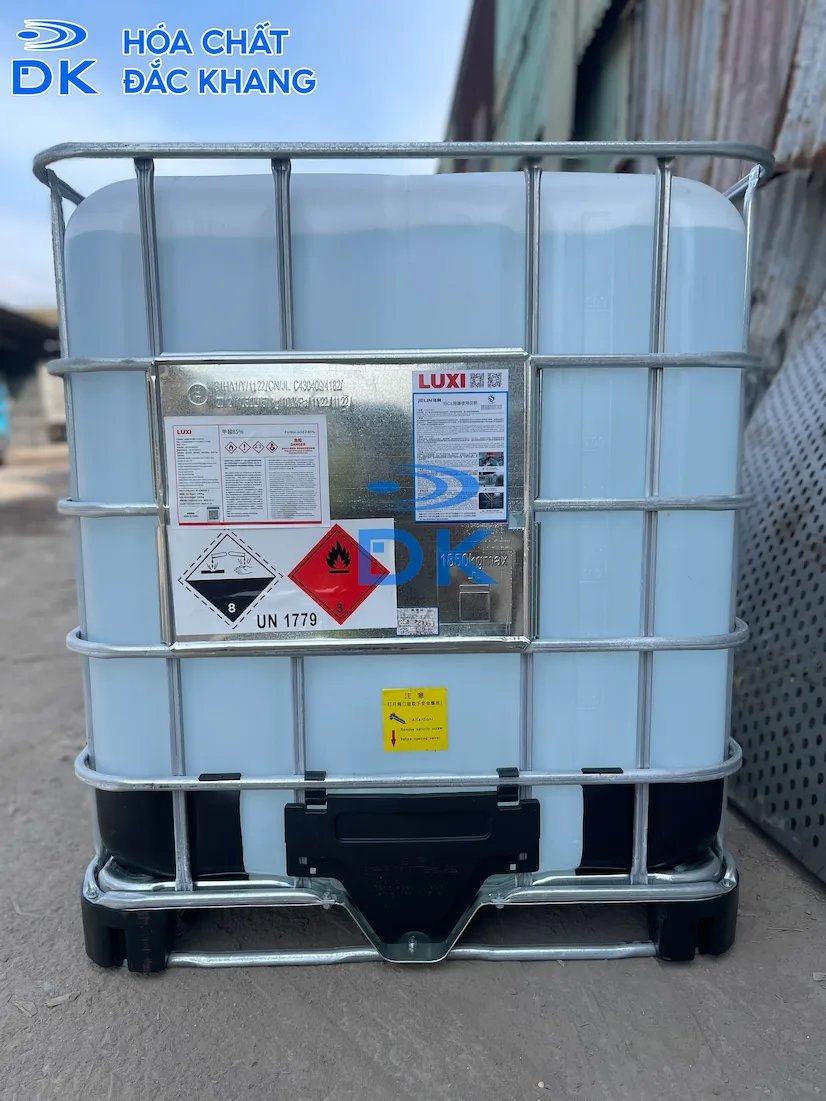 formic acid dạng tank