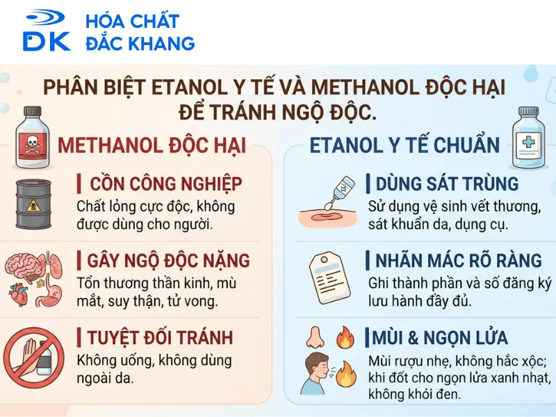 khác nhau giữa cồn y tế và cồn công nghiệp khác nhau giữa cồn y tế và cồn công nghiệp