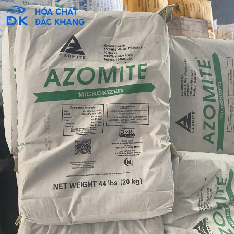 Khoáng Azomite, Mỹ, 20kg/Bao