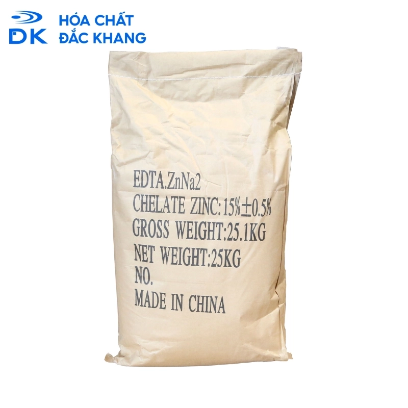 Vi Lượng Chelate Zinc (Edta Zn 15%), Trung Quốc, 25kg/Bao