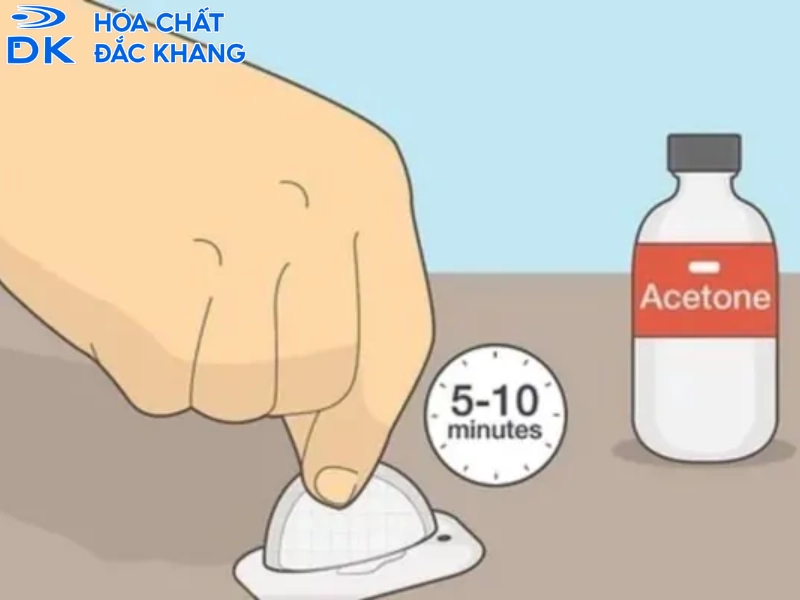 acetone tẩy keo