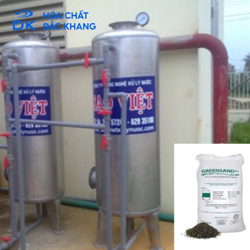 Bình lọc xử lý h2s trong nước bằng hạt mangan greensand