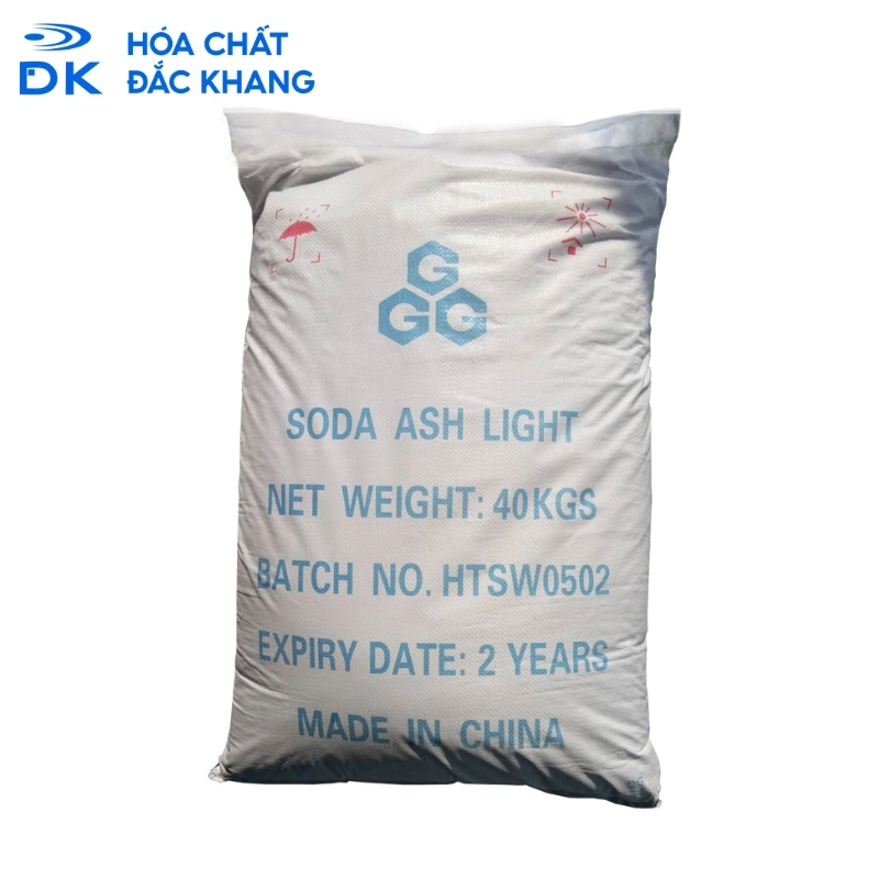 Sodium Carbonate Na2CO3 99.2%, Trung Quốc, 40Kg/Bao