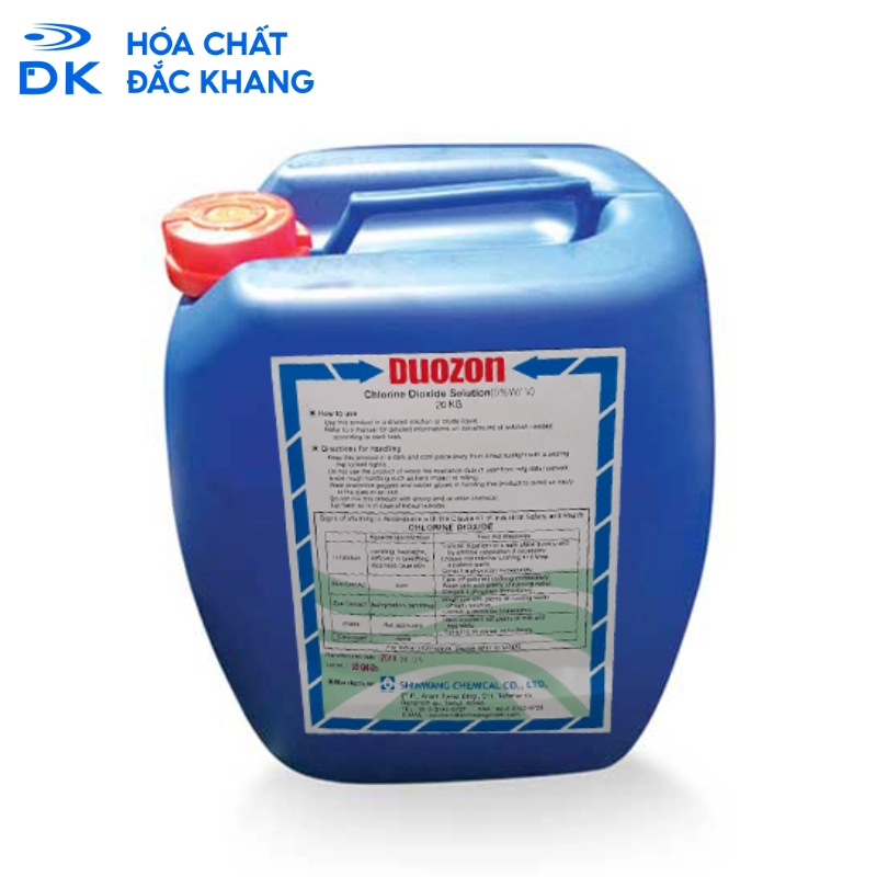 Chlorine Dioxide ClO2 5%, Hàn Quốc, 25Kg/Thùng