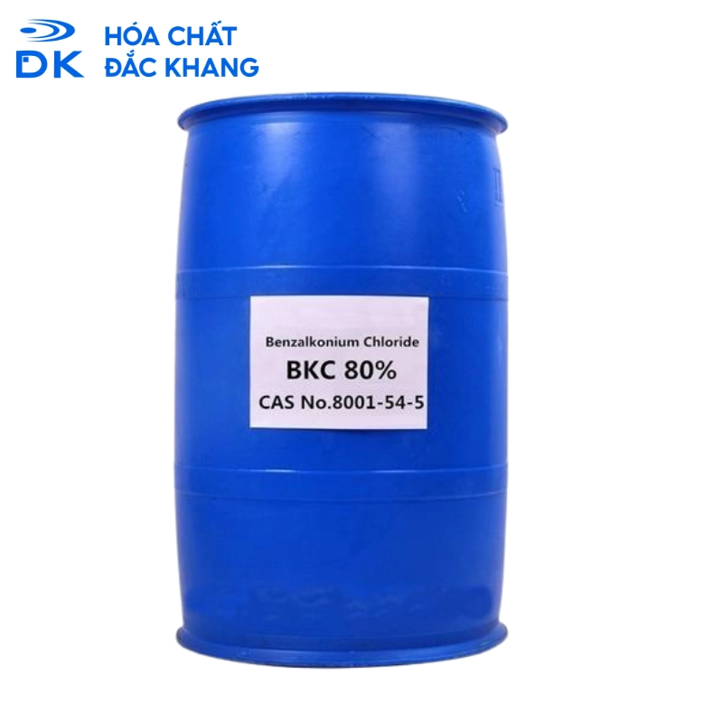 Benzalkonium Chloride BKC 80%, Anh, 200kg/Phuy 
