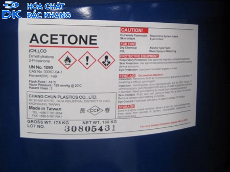 acetone có độc hại không