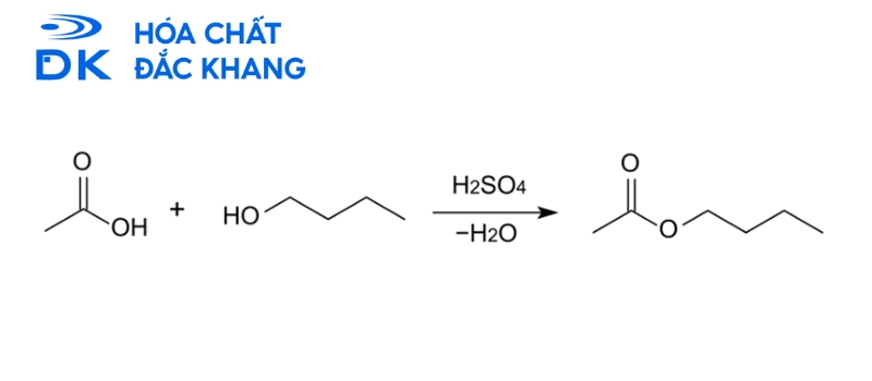 Sơ đồ minh họa quy trình sản xuất Butyl Acetate C6H12O2