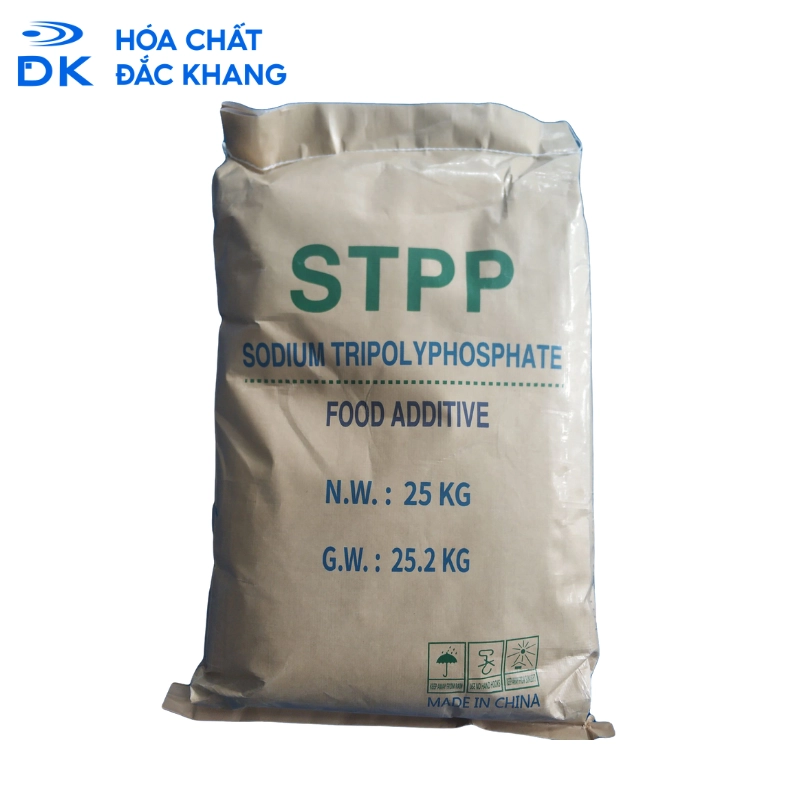 Sodium Tripolyphosphate (STPP) Na5P3O10 94%, Trung Quốc, 25kg/Bao